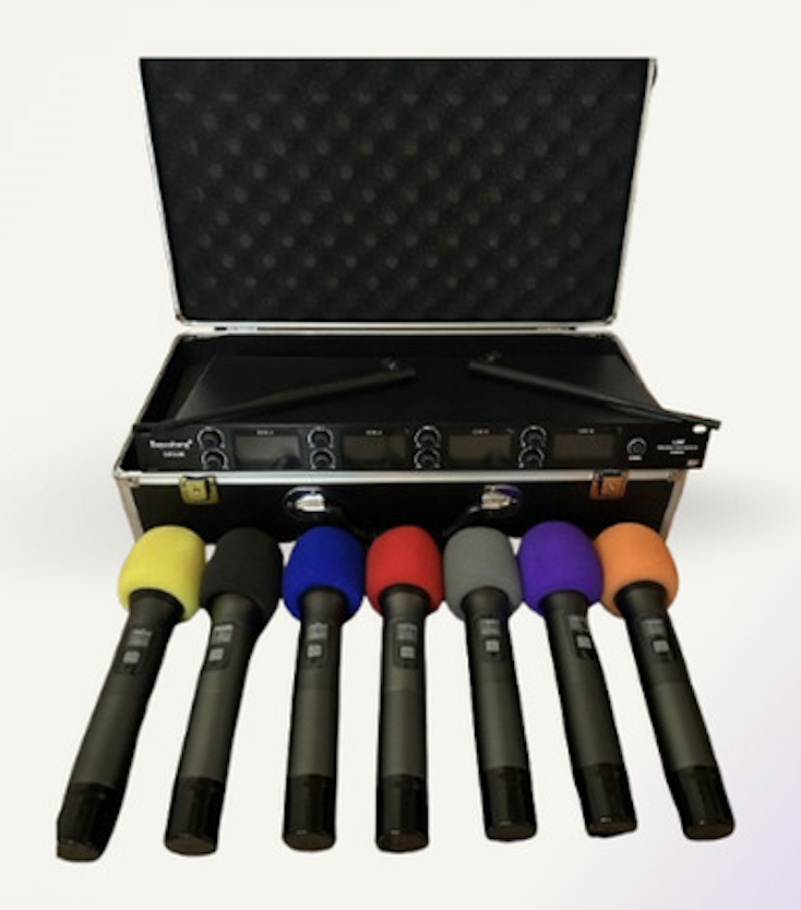 6 Micros pour karaoké en location Nantes AMB Event